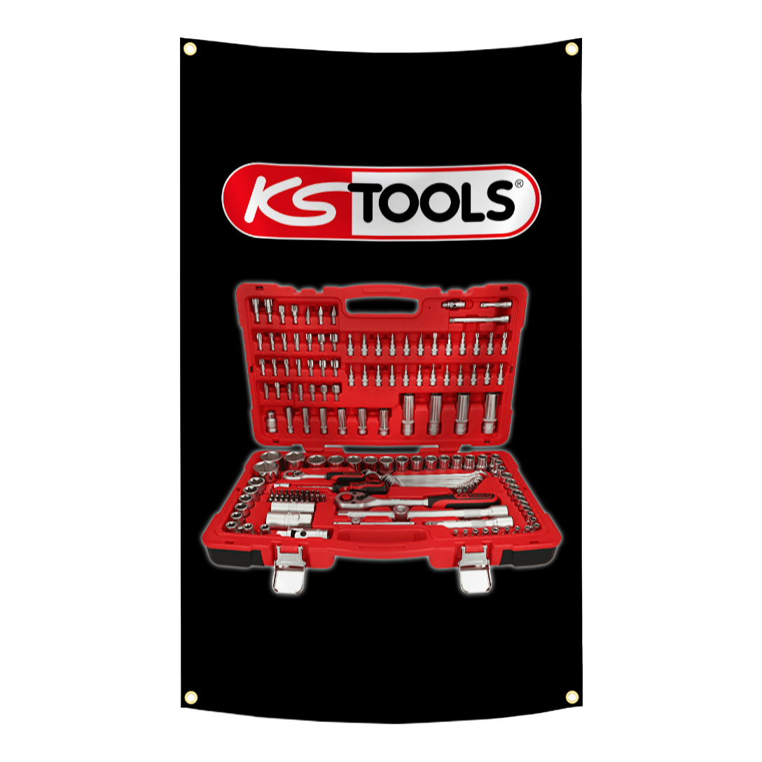 KS TOOLS Brand Flag Tapestry 3 - đánh giá và giá Ks Tools Workshop