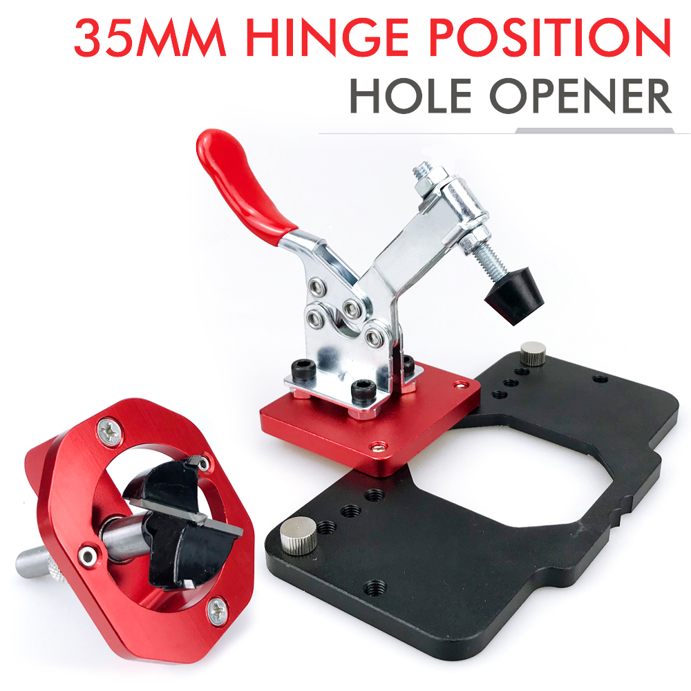 35mm Concealed Door Hinge Jig  - đánh giá và giá Mini Workshop Tools